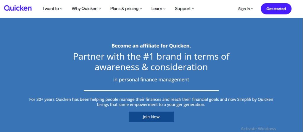 Quicken affiliate Program